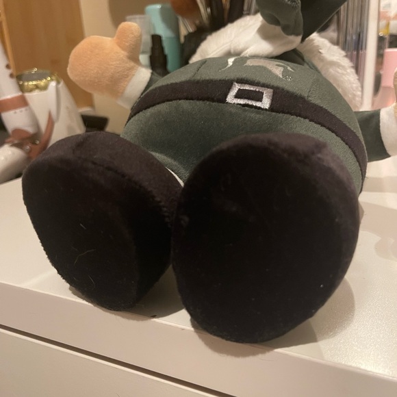 Michigan State Spartans Plush 15" Heavy Foot Weighted Santa Claus MSU Spartan - Picture 5 of 6